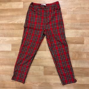 LF Plaid High Waisted Pants